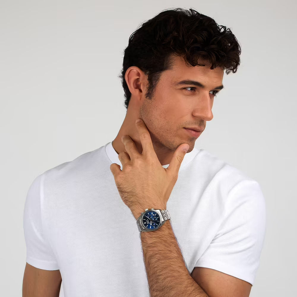Orologio uomo sector quadrante blu collezione 240