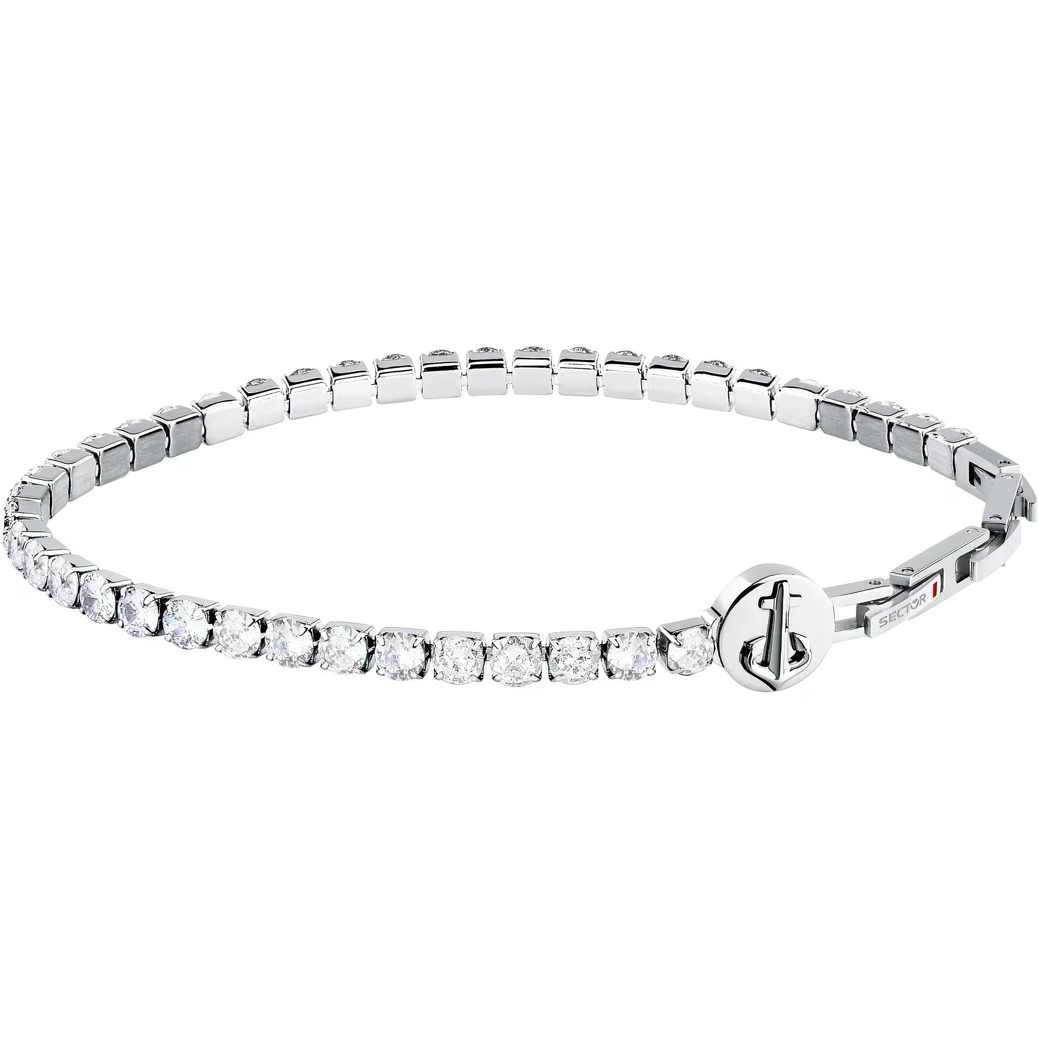 Bracciale uomo sector bianco collezione tennis