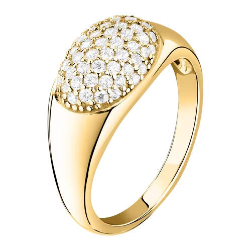 Anello donna morellato color oro collezione pave' SZ16