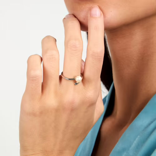 Anello donna morellato argento collezione perla SZ16