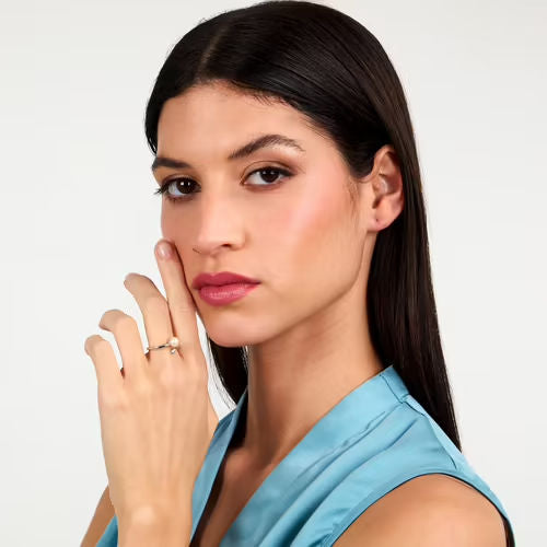 Anello donna morellato argento collezione perla SZ16