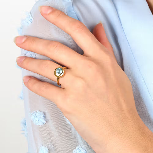 Anello donna morellato color oro collezione tesori SZ16