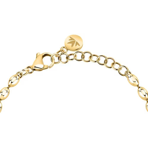 Bracciale donna morellato color oro colelzione intrecci