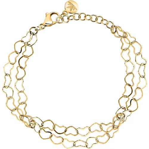 Bracciale donna morellato color oro collezione intrecci