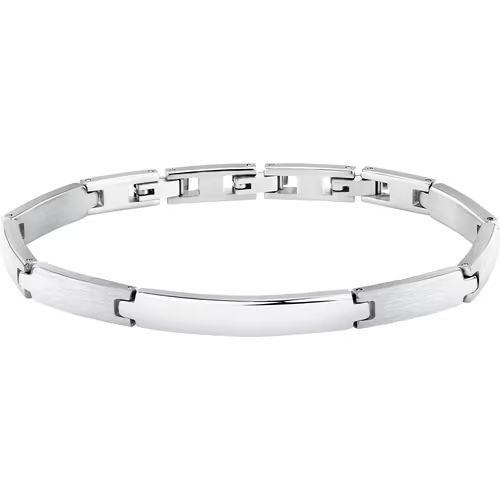 bracciale uomo morellato color argento collezione motown