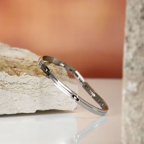 Bracciale uomo morellato color argento collezione motown