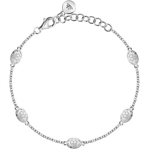 Bracciale donna morellato argento collezione pave'