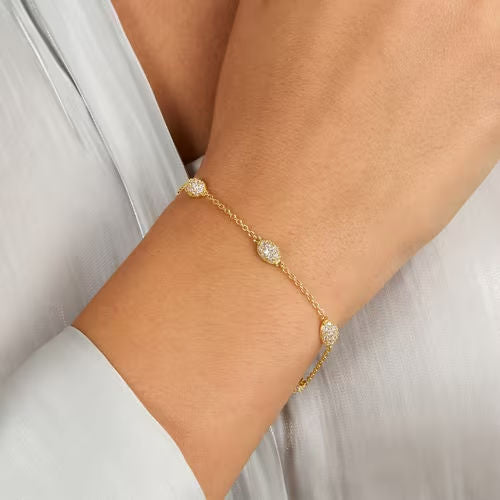 Bracciale donna morellato color oro collezione pave'