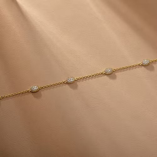 Bracciale donna morellato color oro collezione pave'