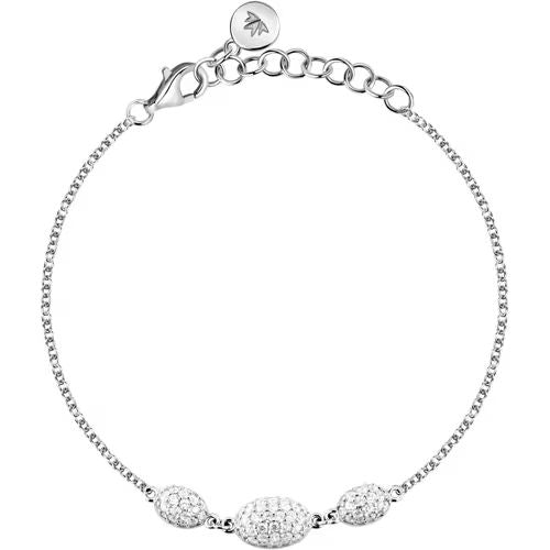 Bracciale donna morellato argento collezione pave'