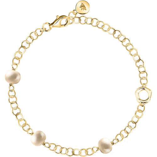 Bracciale donna morellato color oro collezione perla