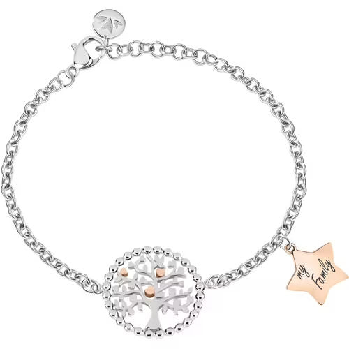 Bracciale donna morellato color argento collezione talismani