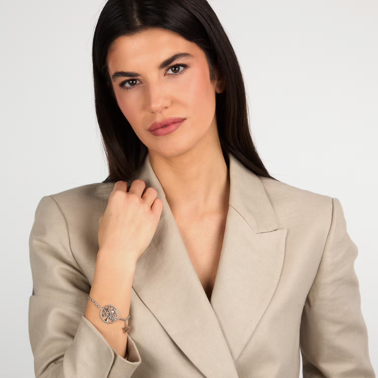 Bracciale donna morellato color argento collezione talismani