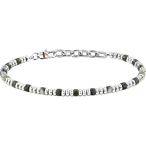 Bracciale uomo sector giada verde collezione basic