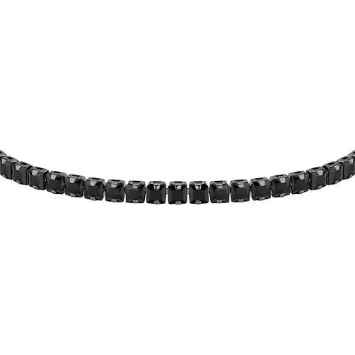 Bracciale uomo sector zirconi neri collezione tennis