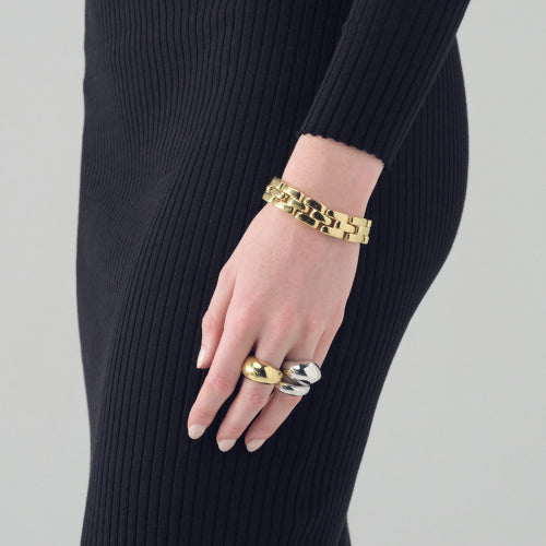 Bracciale catena unoaerre in argento