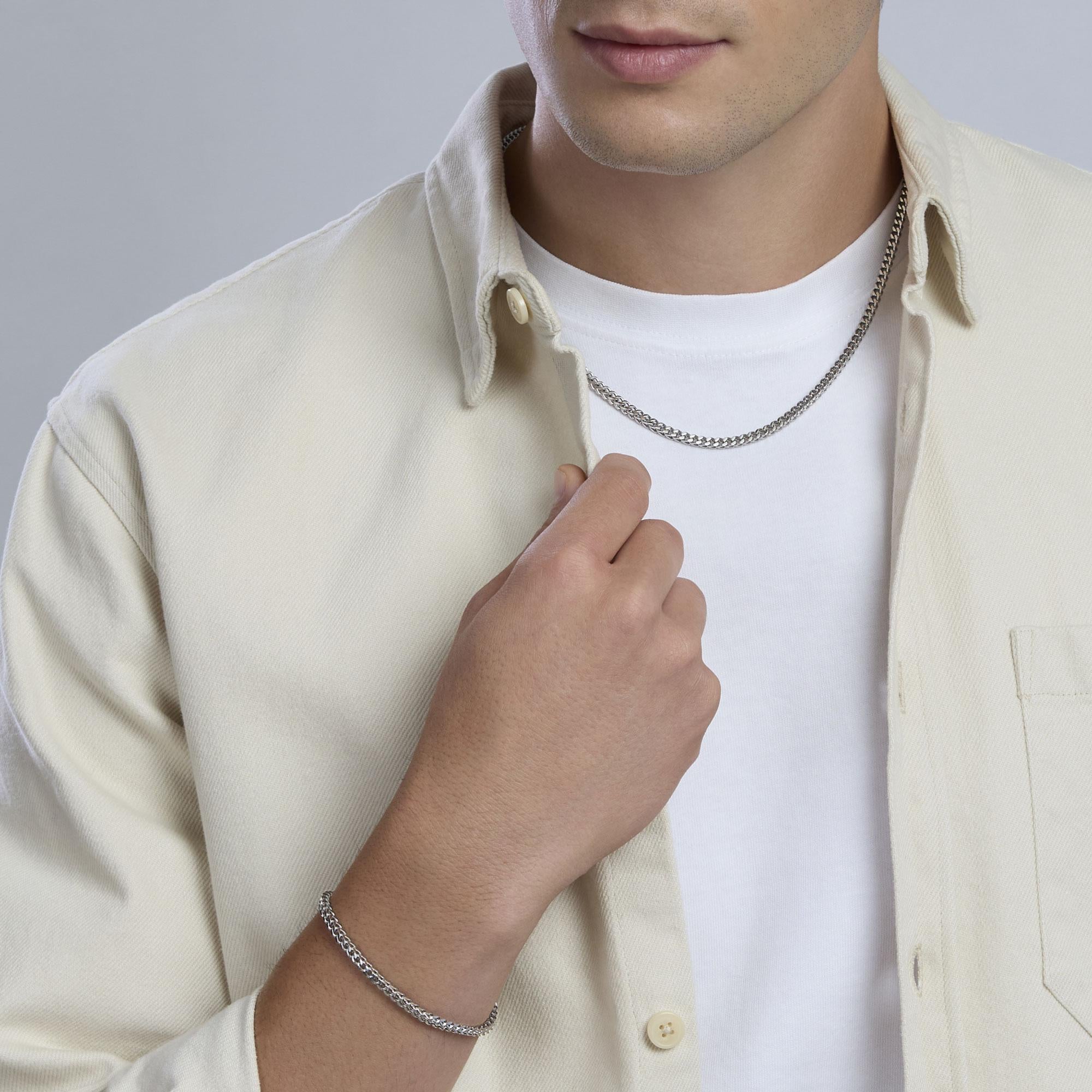 Bracciale kidult in acciaio 316L