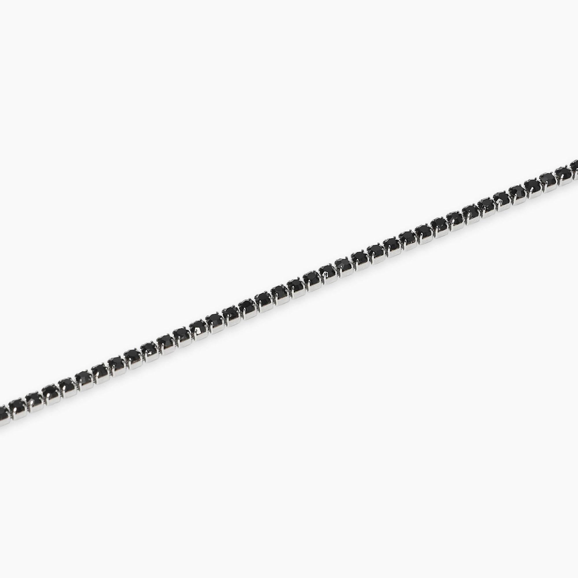 Bracciale kidult in acciaio 316L cristalli