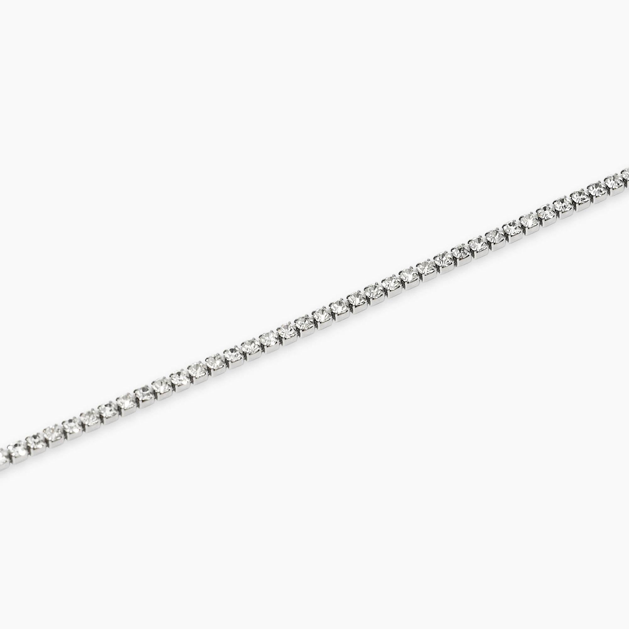 Bracciale kidult in acciaio 316L cristalli