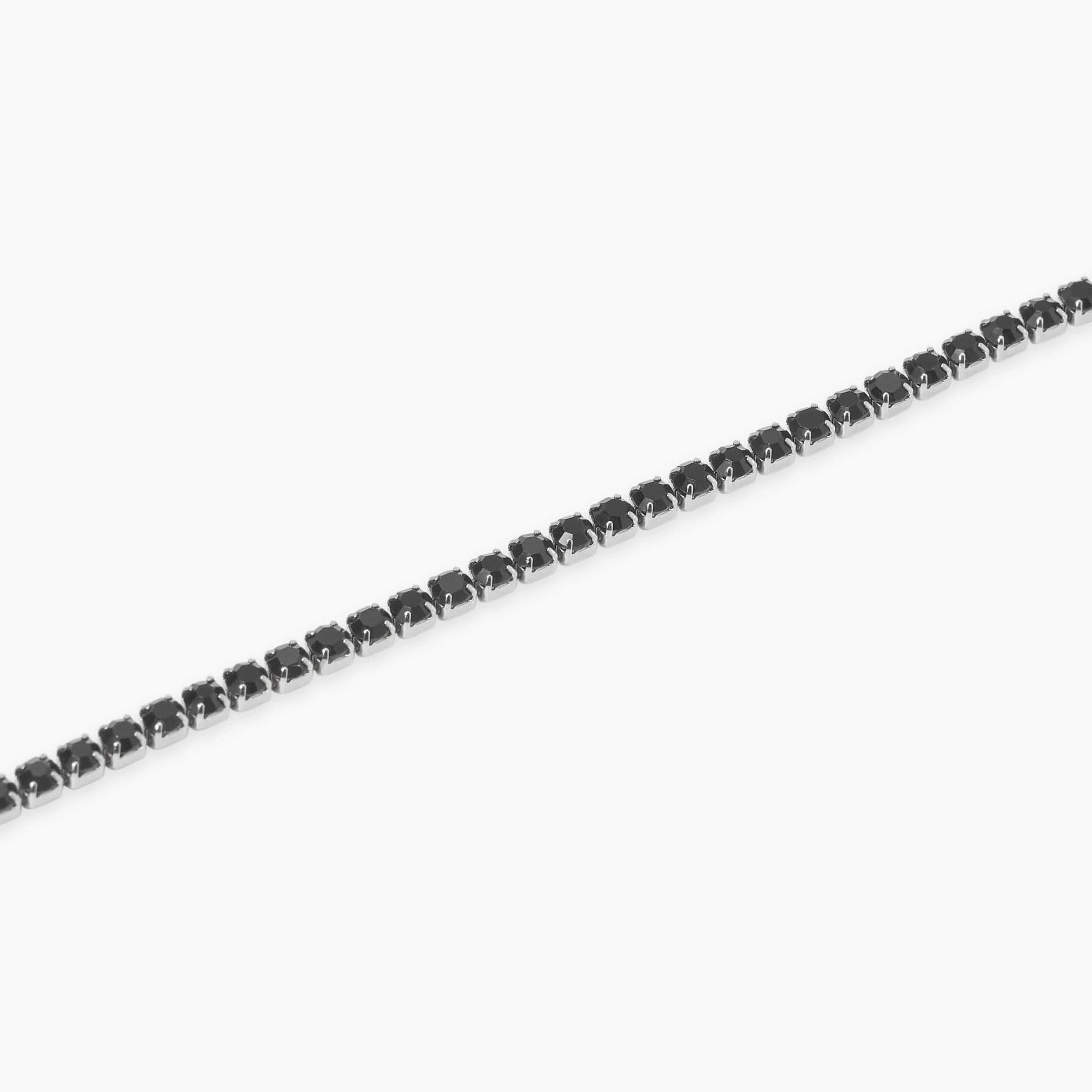 Bracciale kidult in acciaio 316L cristalli