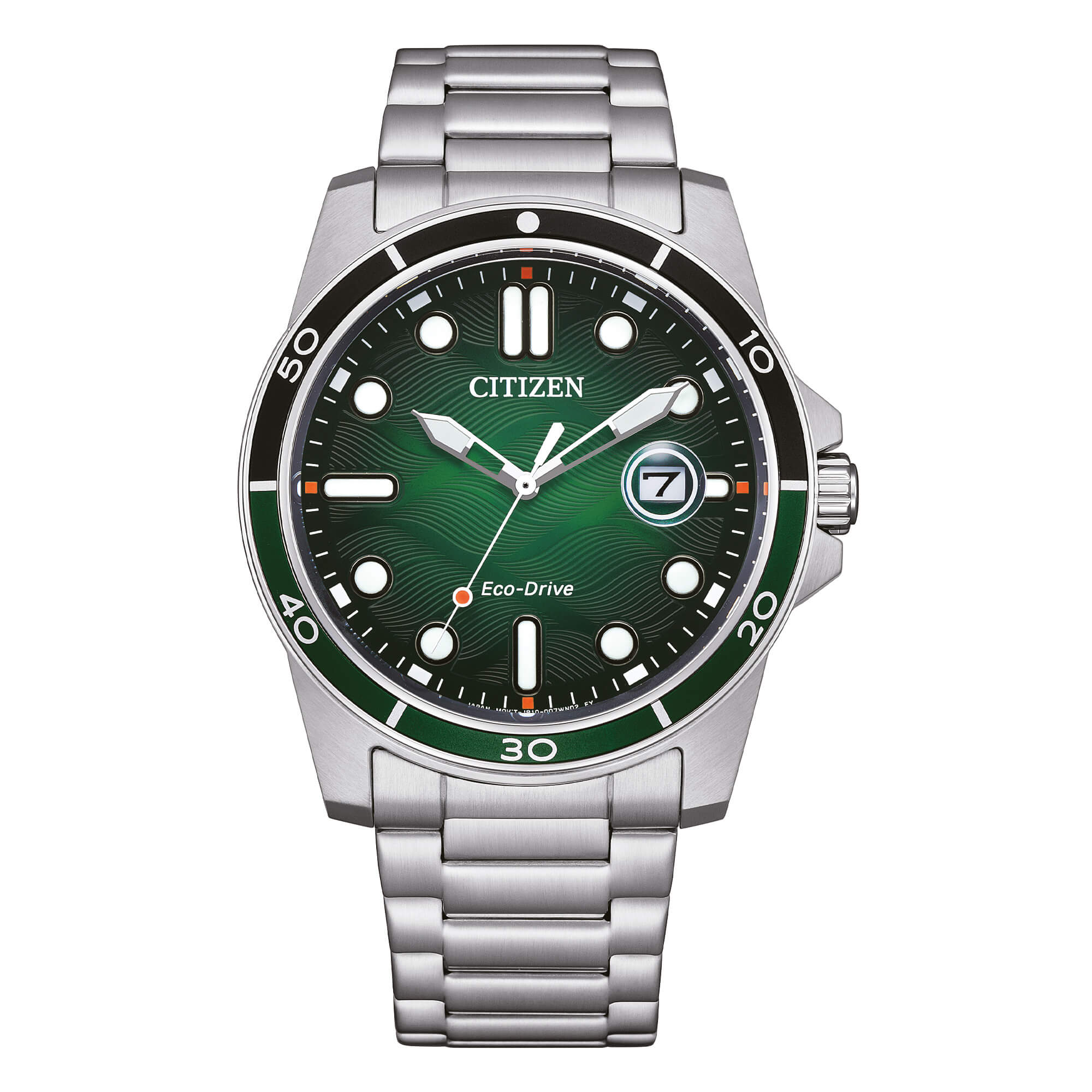 Orologio Citizen Uomo Eco Drive Marine 1810 verde