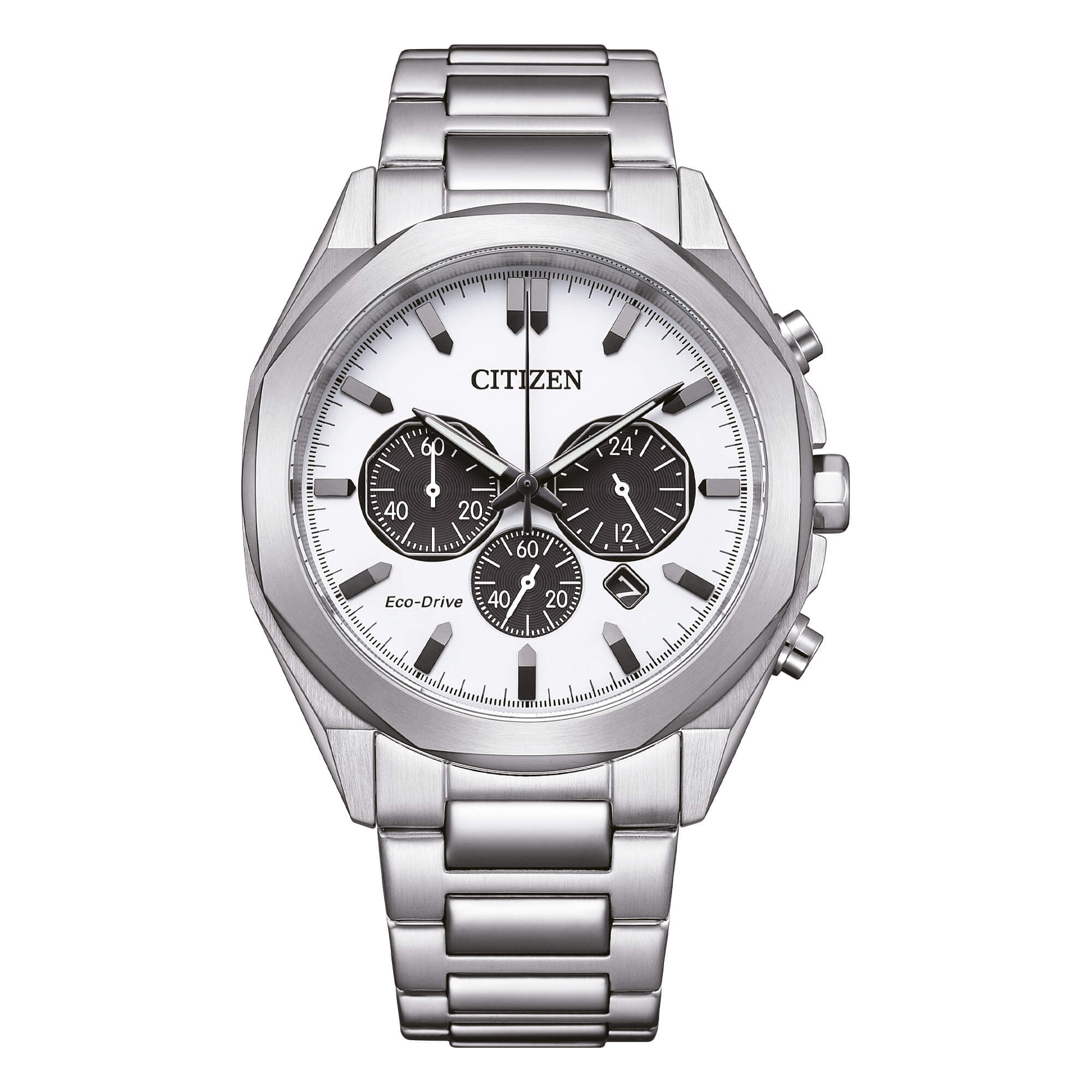 Orologio Citizen Uomo  Metropolitan Crono Eco Drive bianco