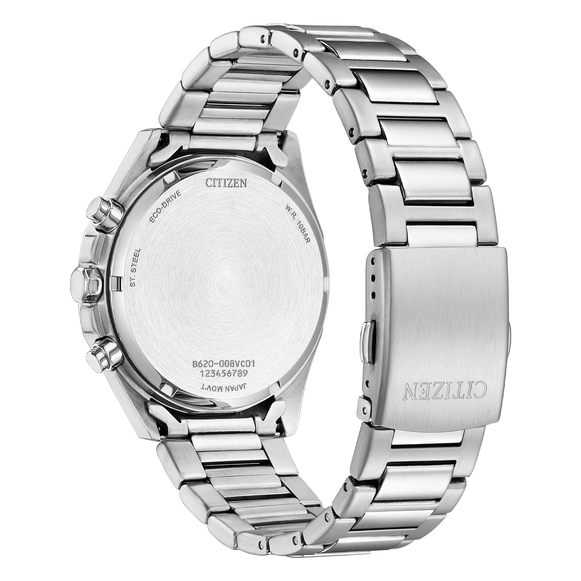 Orologio Citizen Uomo  Metropolitan Crono Eco Drive bianco