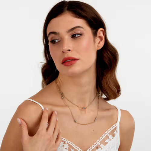 Collana donna morellato color oro collezione colori