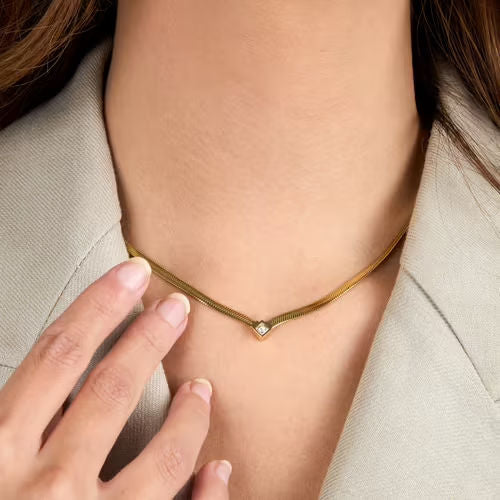 Collana donna morellato color oro collezione gioia