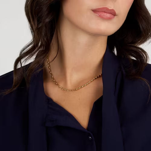 Collana donna morellato color oro collezione intrecci