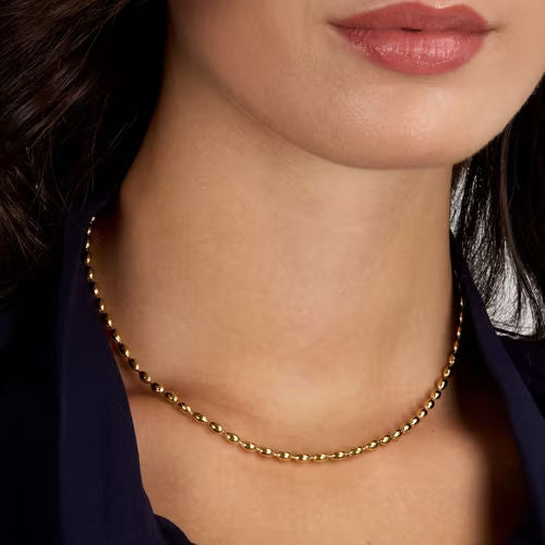 Collana donna morellato color oro collezione intrecci