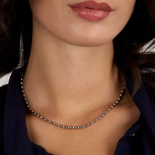 Collana donna morellato argento collezione intrecci