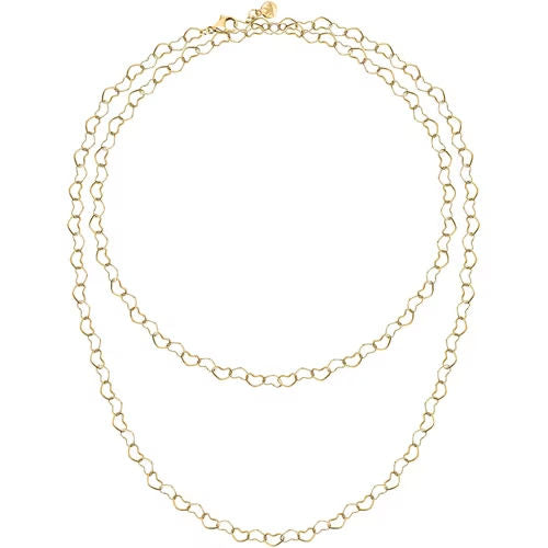 Collana donna morellato color oro collezione intrecci