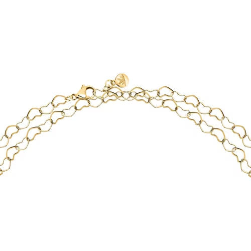 Collana donna morellato color oro collezione intrecci