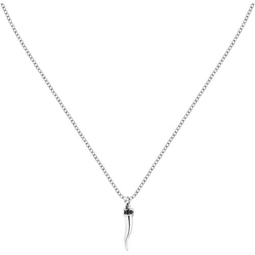 Collana uomo morellato color argento collezione motown