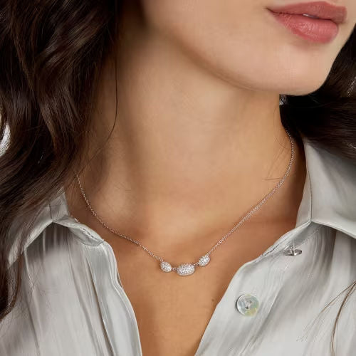 Collana donna morellato argento collezione pave'