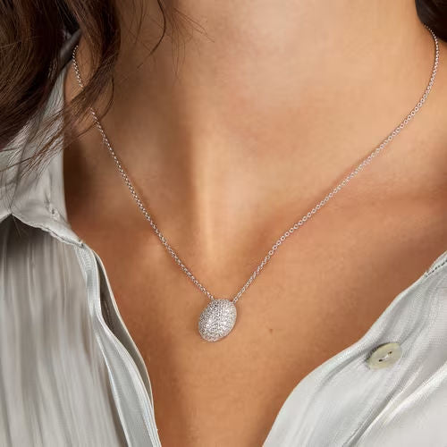 Collana donna morellato argento collezione pave'