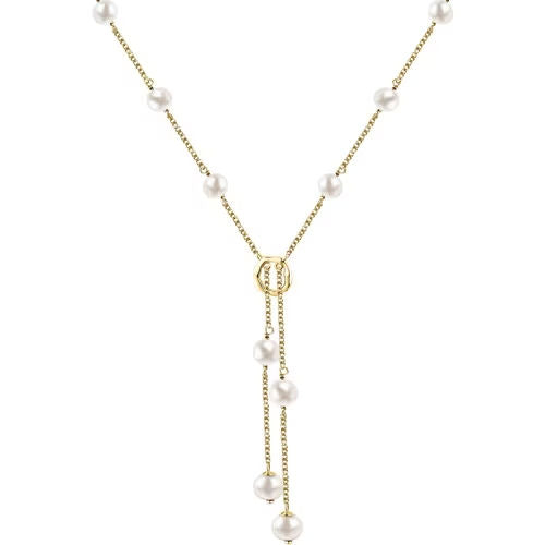 Collana donna morellato color oro collezione Perla pr
