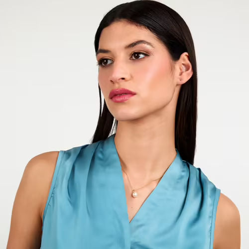 Collana donna morellato color oro collezione perla