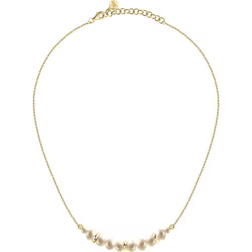 Collana donna morellato color oro collezione perla