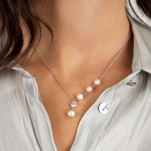 Collana donna morellato argento collezione perla