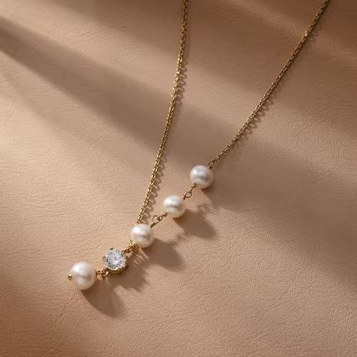 Collana donna morellato color oro collezione perla