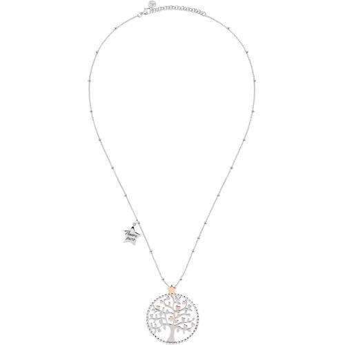 Collana donna morellato color argento collezione talismani