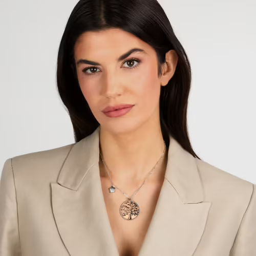 Collana donna morellato color argento collezione talismani