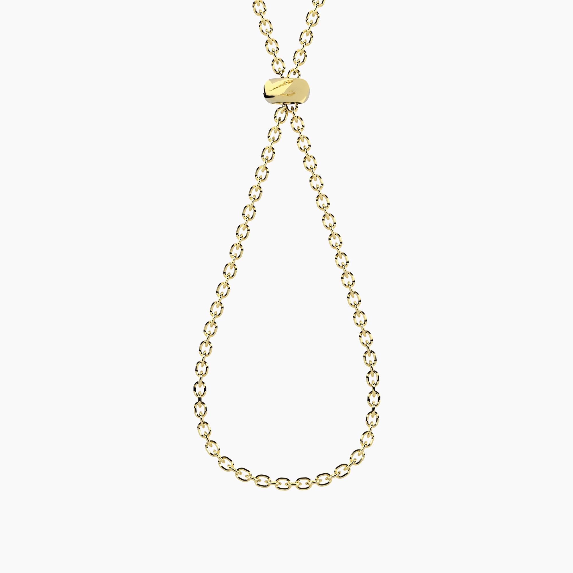 Collana kidult in acciaio 316L PVD giallo