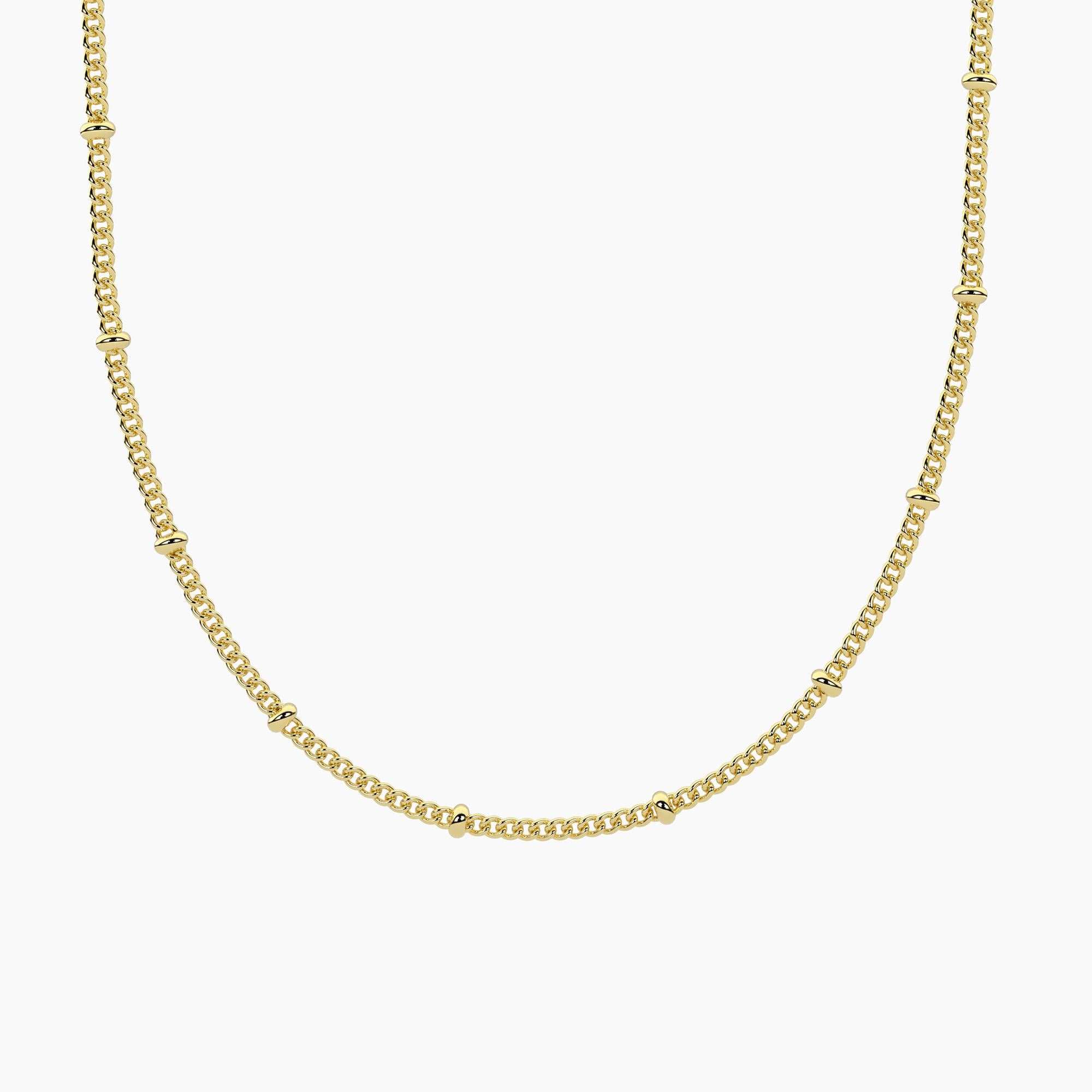 Collana kidult in acciaio 316L PVD giallo