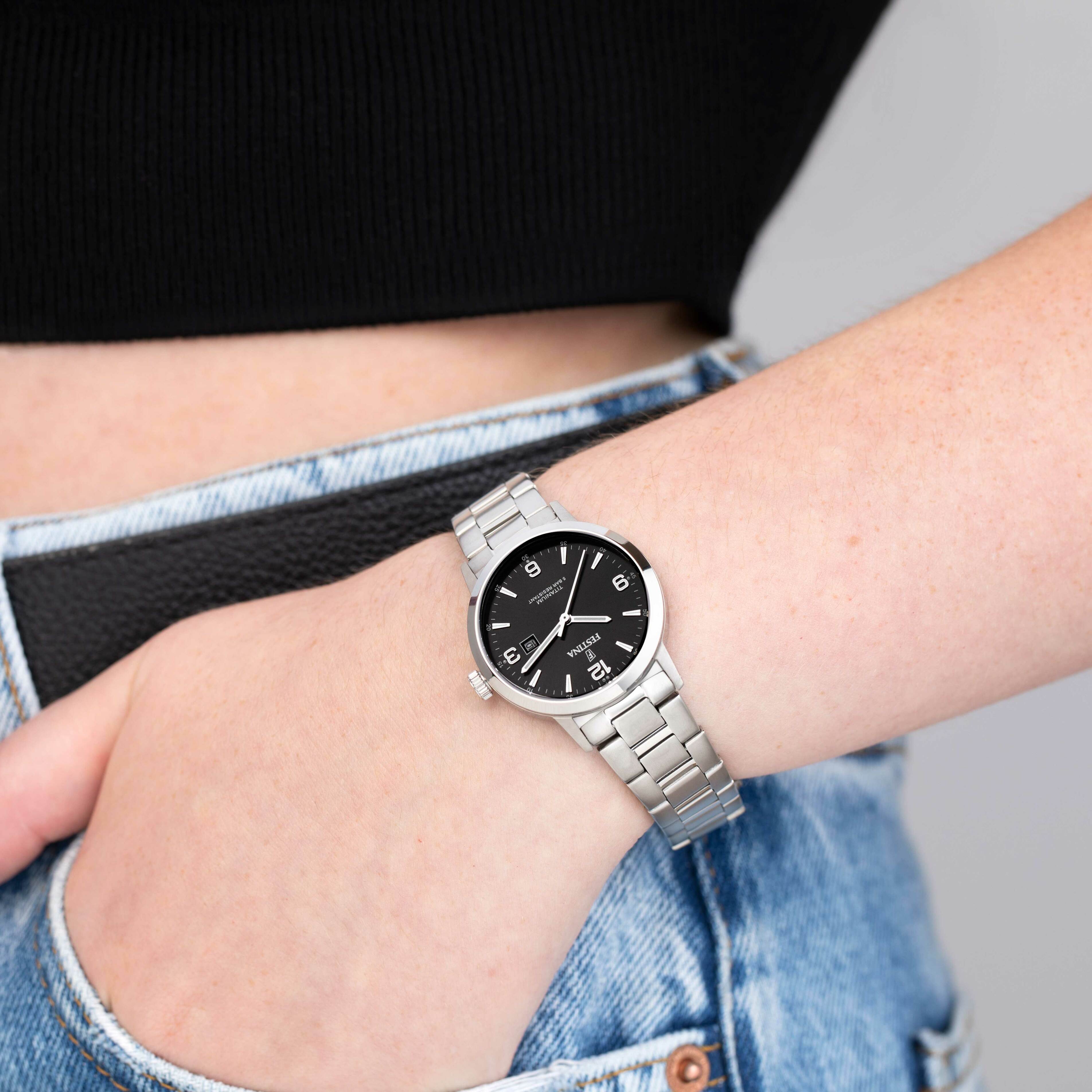 Orologio Donna Festina Calendario Titanium