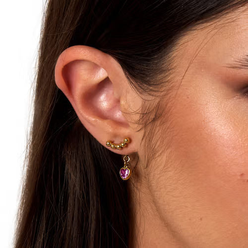 Orecchini donna morellato color oro pendente forma cuore