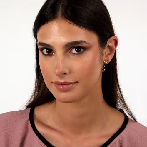 Orecchini donna morellato color oro pendente forma cuore