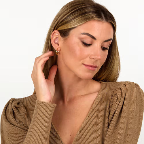 Orecchini donna morellato color oro collezione creole